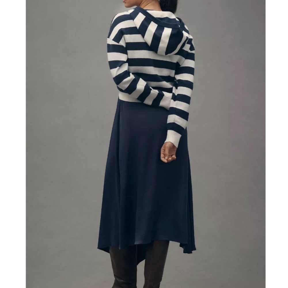 Navy Blue Anthropologie Twofer Dress and Top - Picture 2 of 10